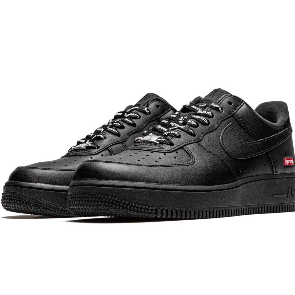 Nike Air Black Low Supreme 1 Force 0817